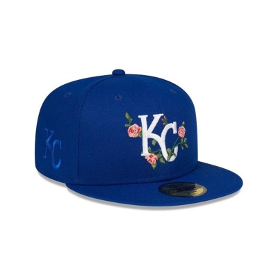 Sapca New Era Kansas City Royals MLB Bloom 59FIFTY Fitted - Albastri